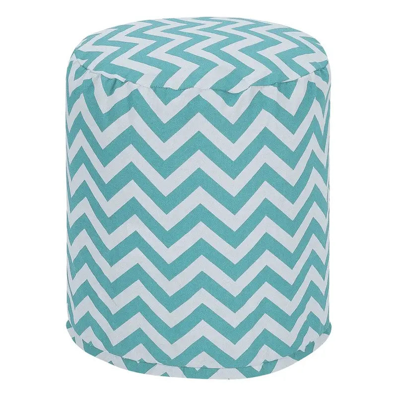 Puf otomano Chevron para interior/exterior 16 L x 16 An x 17 Al