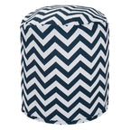 Puf otomano Chevron para interior/exterior 16 L x 16 An x 17 Al