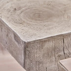 Mesa Auxiliar de Concreto Ligero Max para Exteriores