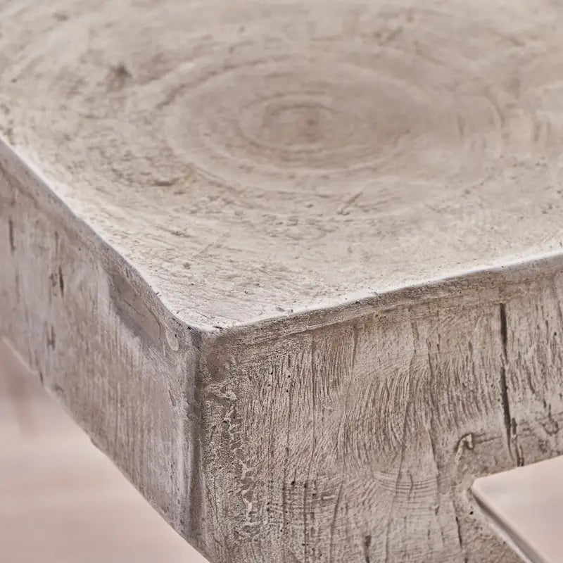 Mesa Auxiliar de Concreto Ligero Max para Exteriores