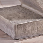 Mesa Auxiliar de Concreto Ligero Max para Exteriores