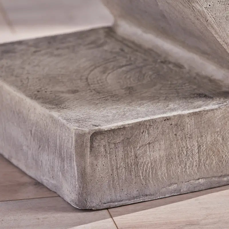 Mesa Auxiliar de Concreto Ligero Max para Exteriores