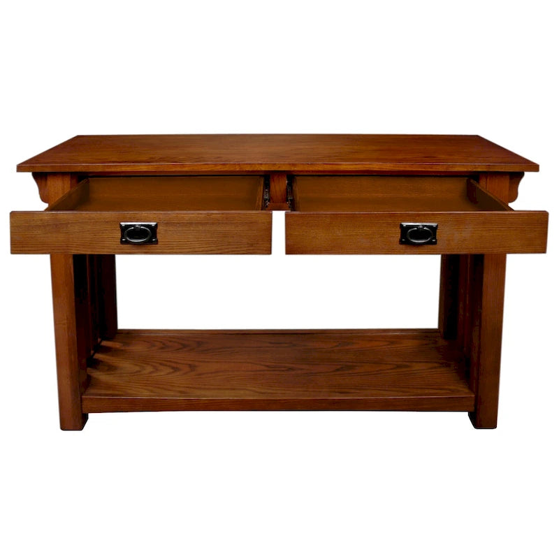 Mesa consola estilo misión para entrada