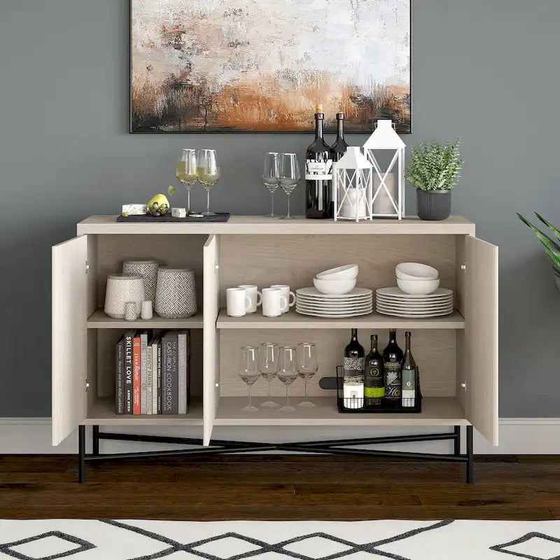 Mesa de bufé rectangular Brighton de 48 de ancho - 47.5 de ancho