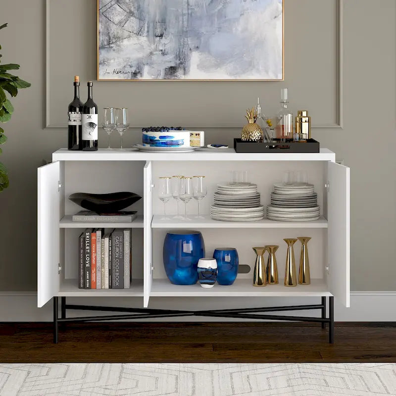 Mesa de bufé rectangular Brighton de 48 de ancho - 47.5 de ancho