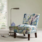 Sillón decorativo sin brazos con estampado artístico
