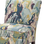 Sillón decorativo sin brazos con estampado artístico