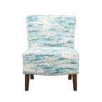 Sillón decorativo sin brazos con estampado artístico