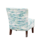 Sillón decorativo sin brazos con estampado artístico