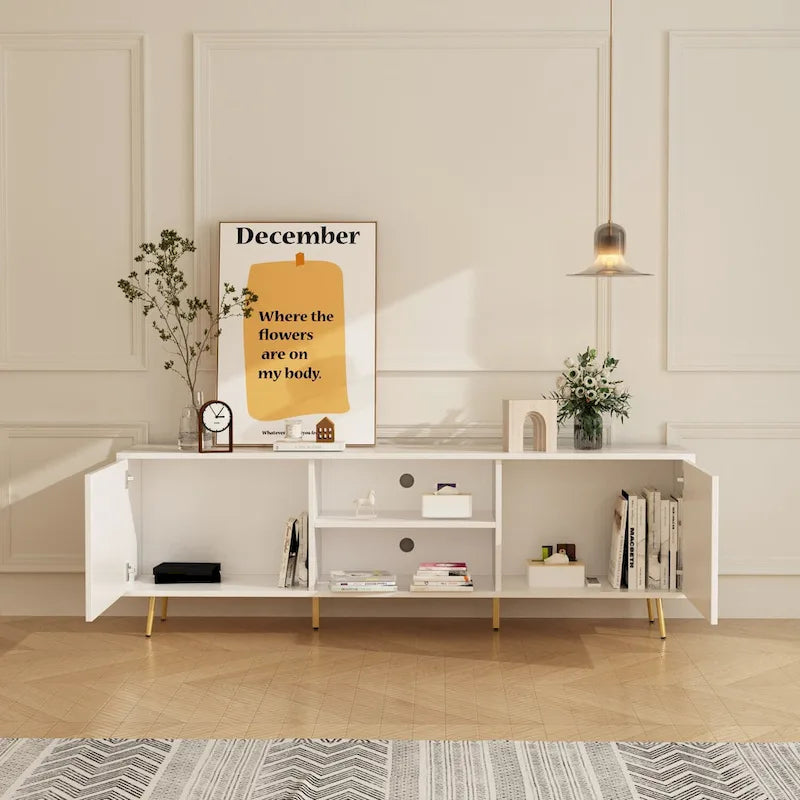 Muebles de TV y centros de entretenimiento con 2 puertas