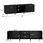 Muebles de TV y centros de entretenimiento con 2 puertas