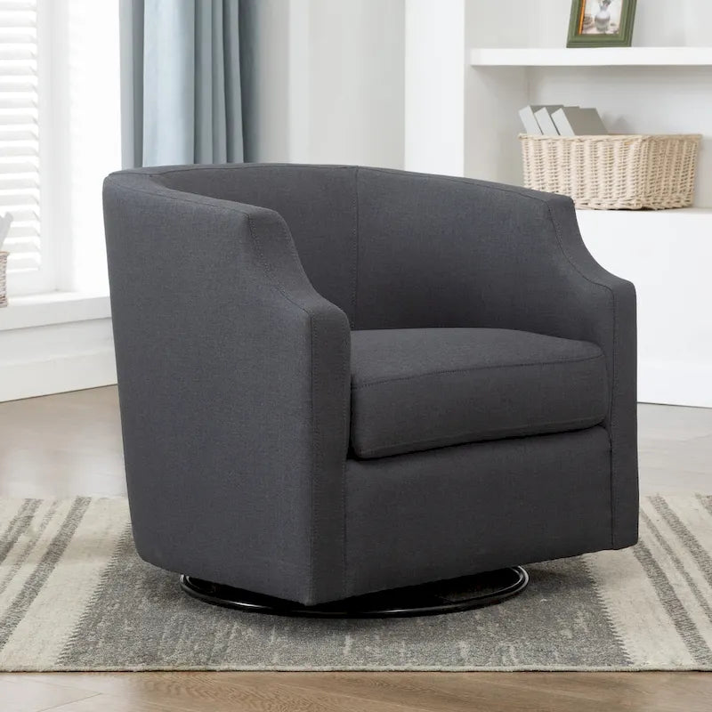 Sillón Reclinable Giratorio Cayden Swivel Barrel