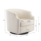 Sillón Reclinable Giratorio Cayden Swivel Barrel