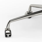 Silla de oficina ergonómica de cuero genuino de respaldo bajo con nervaduras - N/A
