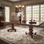 Constantinople Double Pedestal Dining Table with Extending Leaf by iNSPIRE Q Classic