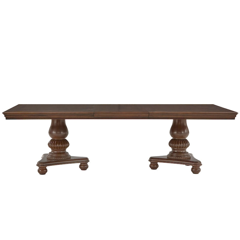 Mesa de comedor Constantinopla de doble pedestal con extensión