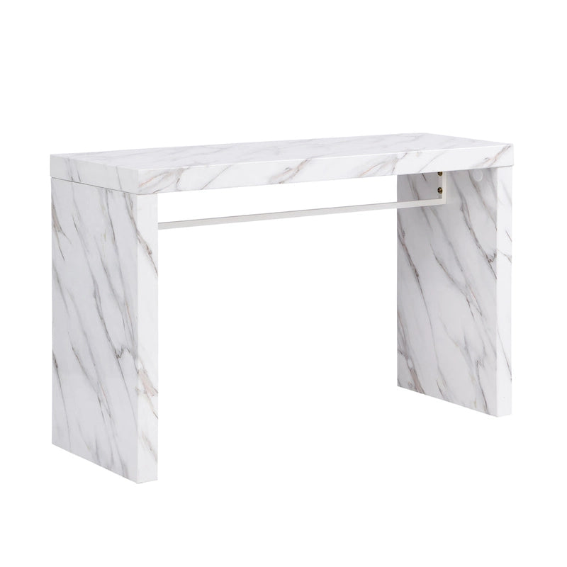 Mesa alta de 60 pulgadas de imitación mármol