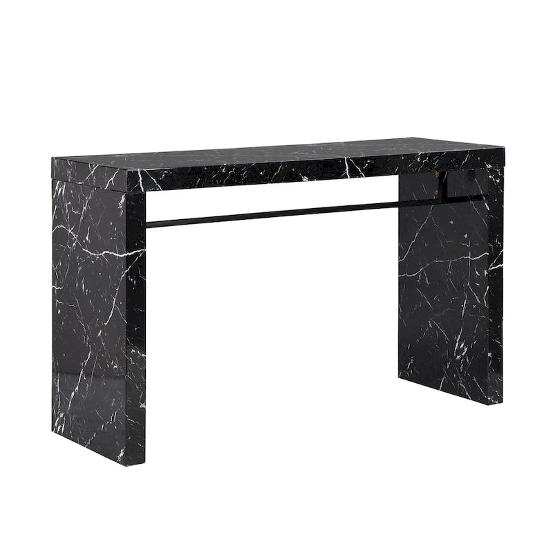 Mesa alta de 60 pulgadas de imitación mármol