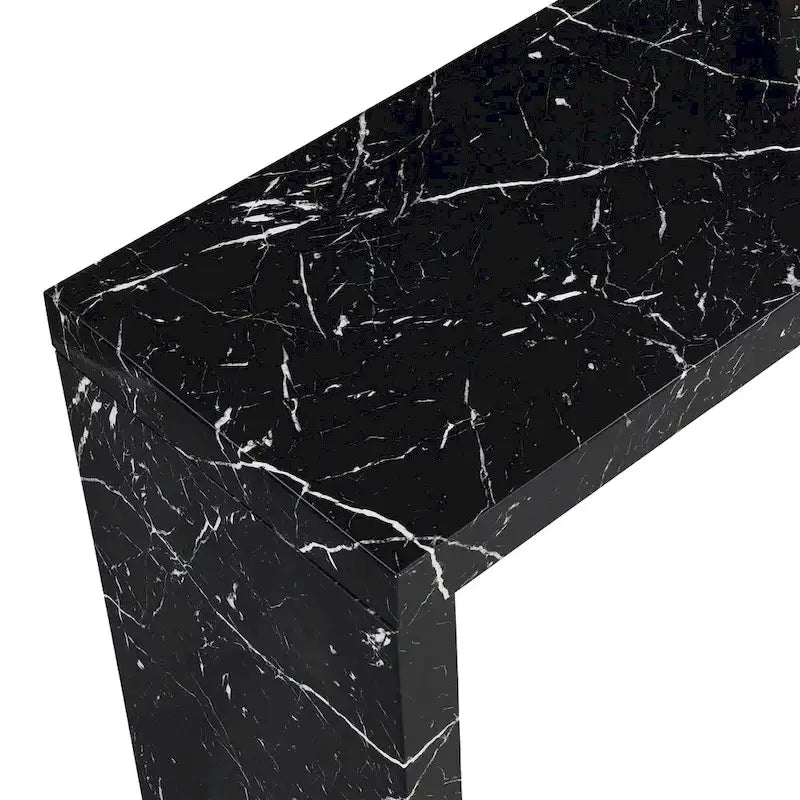 Mesa alta de 60 pulgadas de imitación mármol