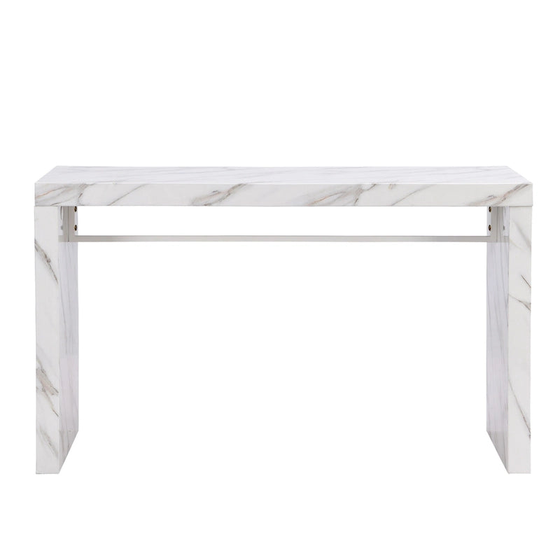 Mesa alta de 60 pulgadas de imitación mármol
