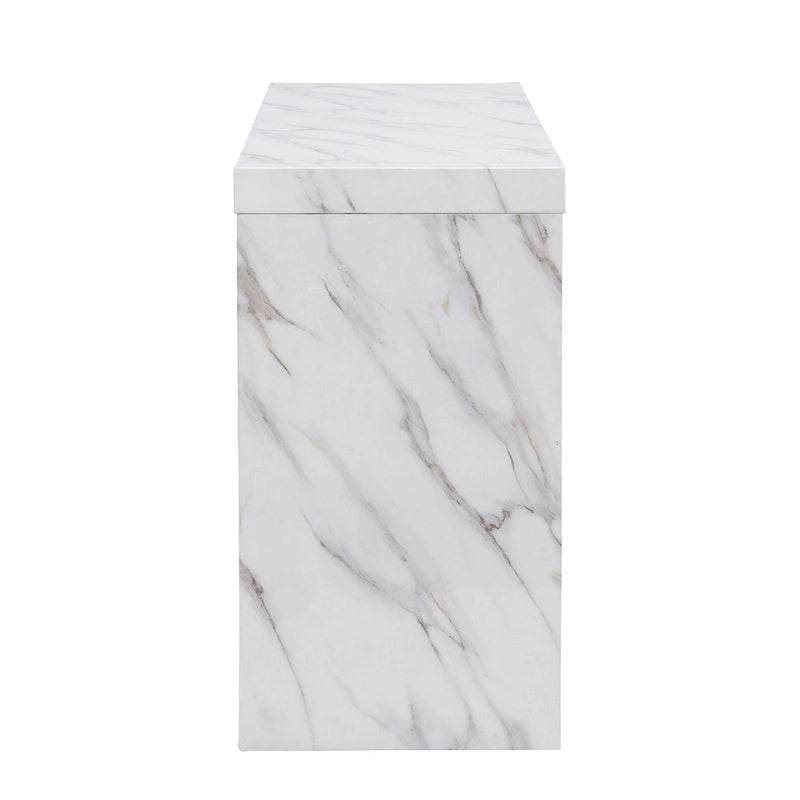 Mesa alta de 60 pulgadas de imitación mármol