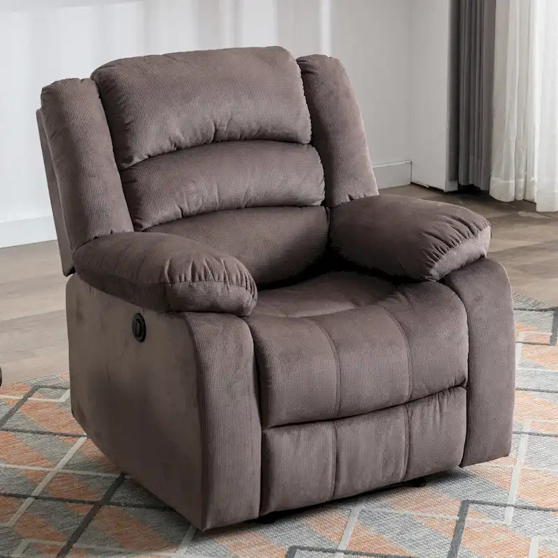 Reclinable Eléctrico con Brazos Acolchados y USB - 1 asiento - 1 asiento
