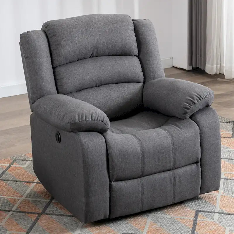 Reclinable Eléctrico con Brazos Acolchados y USB - 1 asiento - 1 asiento