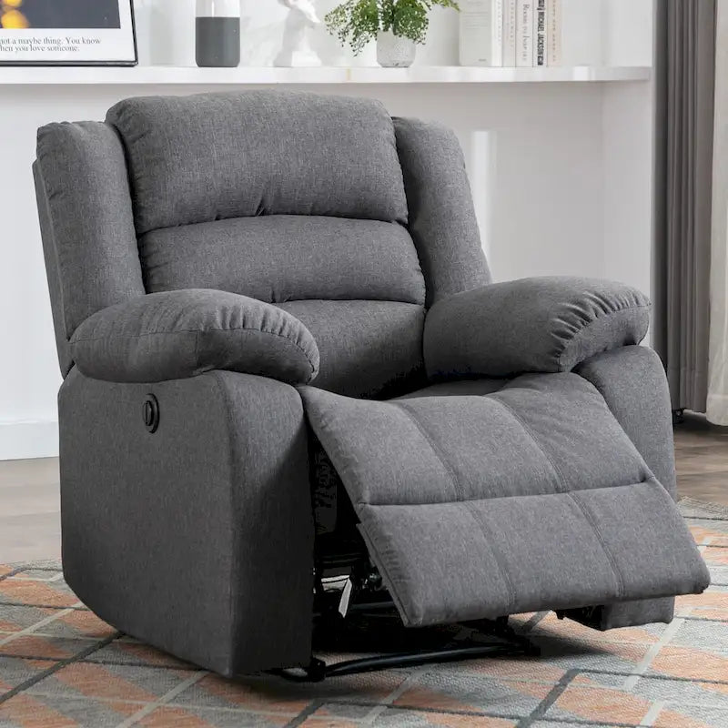 Reclinable Eléctrico con Brazos Acolchados y USB - 1 asiento - 1 asiento