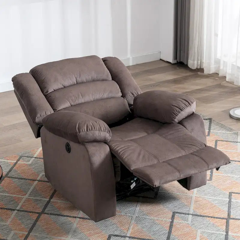 Reclinable Eléctrico con Brazos Acolchados y USB - 1 asiento - 1 asiento
