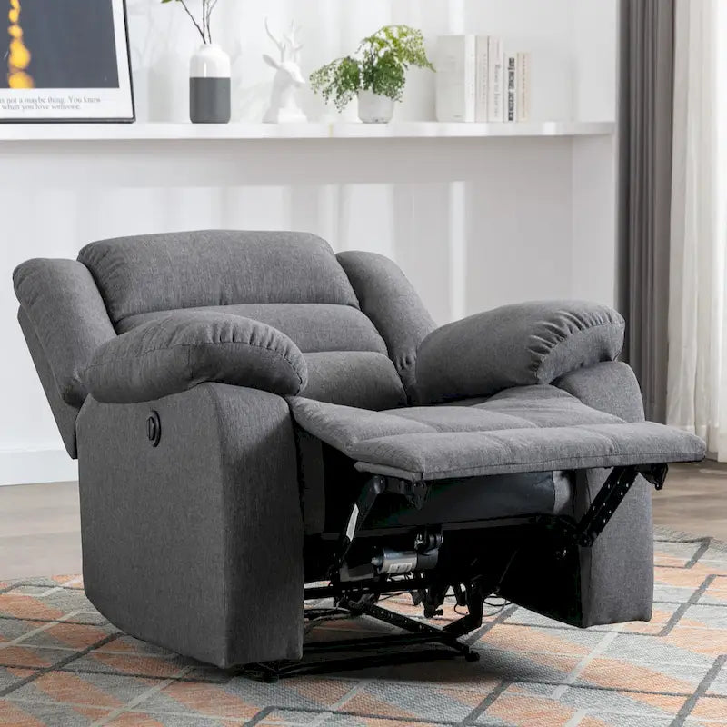 Reclinable Eléctrico con Brazos Acolchados y USB - 1 asiento - 1 asiento