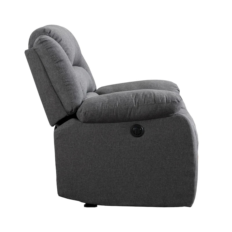 Reclinable Eléctrico con Brazos Acolchados y USB - 1 asiento - 1 asiento