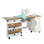 Mesa/Carrito de Costura y Manualidades Fácil de Mover
