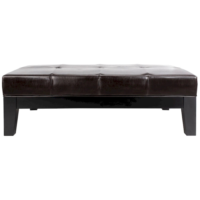 Puf otomano de madera maciza