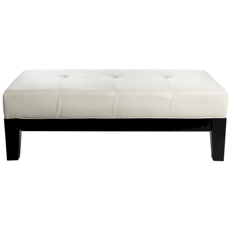 Puf otomano de madera maciza