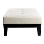 Puf otomano de madera maciza