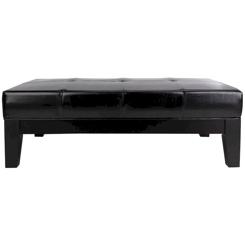 Puf otomano de madera maciza