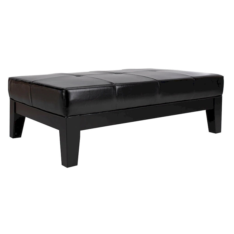 Puf otomano de madera maciza