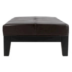 Puf otomano de madera maciza