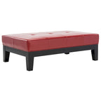 Puf otomano de madera maciza