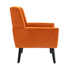 Sillón ergonómico de terciopelo suave para sala de estar