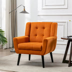 Sillón ergonómico de terciopelo suave para sala de estar