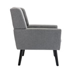 Sillón ergonómico de terciopelo suave para sala de estar