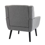 Sillón ergonómico de terciopelo suave para sala de estar