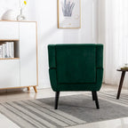 Sillón ergonómico de terciopelo suave para sala de estar