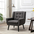 Sillón ergonómico de terciopelo suave para sala de estar
