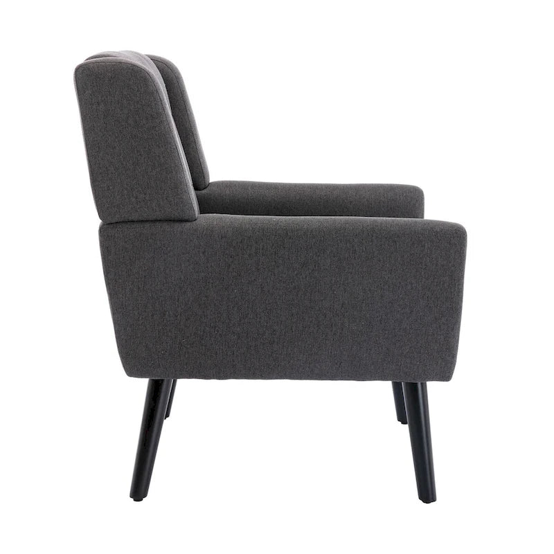 Sillón ergonómico de terciopelo suave para sala de estar