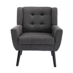 Sillón ergonómico de terciopelo suave para sala de estar