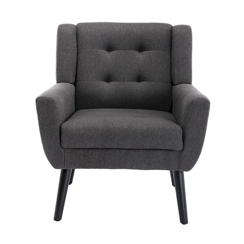 Sillón ergonómico de terciopelo suave para sala de estar