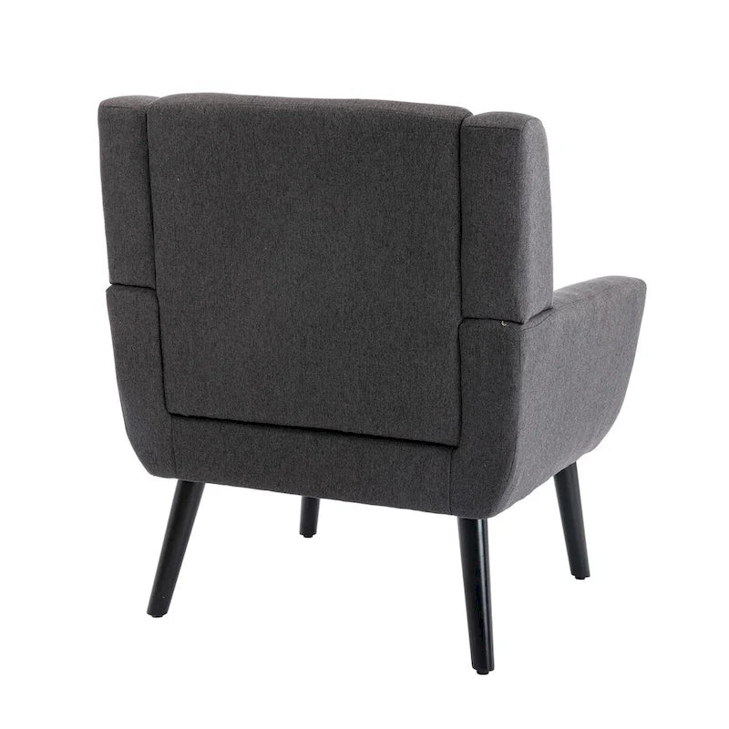 Sillón ergonómico de terciopelo suave para sala de estar