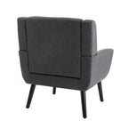 Sillón ergonómico de terciopelo suave para sala de estar